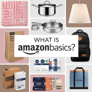 A visual of a blog post titled What is AmazonBasics?