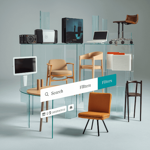 A B2B ecommerce platform with multiple products displayed