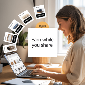Advertisement showcasing Amazon Affiliate Marketing.